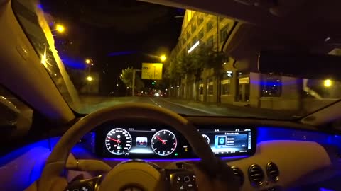 2019 Mercedes Benz S 560 Coupé (469PS) NIGHT POV DRIVE Onboard (60FPS)