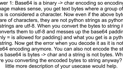 Convert string of base64 back to base64 bytes