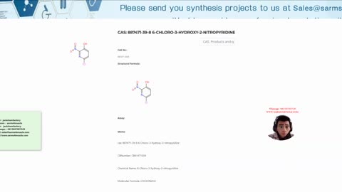 cas: 887471-39-8 6-Chloro-3-hydroxy-2-nitropyridine