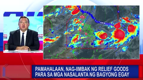 Pamahalaan, nag-iimbak ng relief goods para sa mga nasalanta ng Bagyong Egay