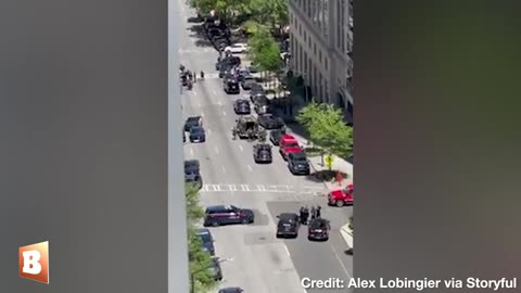 Police in the Streets Search for Suspect in Atlanta Shooting