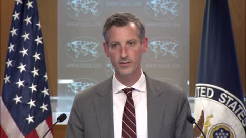 Ned Price leads the Department Press Briefing, at the Department of State, on November 1, 2022.