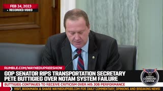 GOP Senator Rips Transportation Secretary Pete Buttigieg: ‘He Flies Private A Lot’