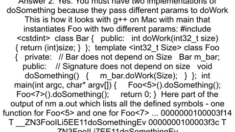 Does compiler always use builtin type template params to decorate function name