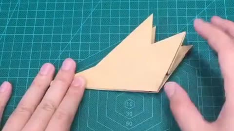 F-22 Raptor Fighter jet Origami Fold Tutorial