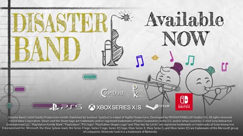 Disaster Band - Official Console Launch Trailer