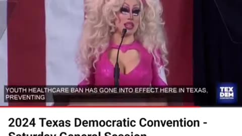 Drag queen speaking at Texas Democratic Convention promotes puberty blockers and more