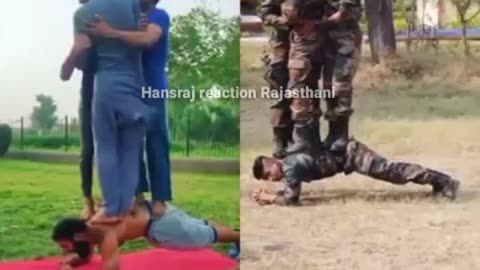 #army #reels #indianarmy #short #fitness #ashortaday #fitnessmotivation @hansrajreactionrajasthani