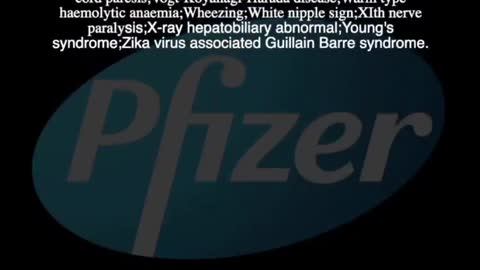 Pfizer Adverse List