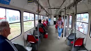 In Kharkiv, Soviet-era trams return to daily life
