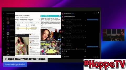 HoppeTV: Ryan Hoppe Discusses Former NAACP PREZ Rachel Dolezal (Nkechi Diallo) Who Is On OnlyFans!