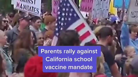 Parents rally against California school vaccine mandate