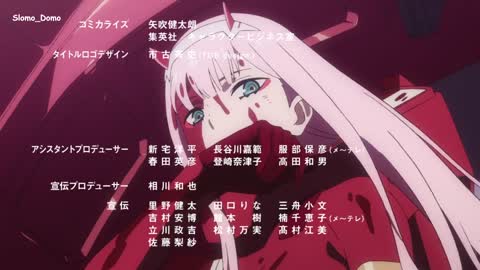 Zero Two eating for 2 Minutes _ DARLING in the FRANXX Compilation