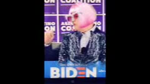 Joe Biden senile Cross Dresser