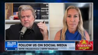 Rep. MTG joins Steve Bannon to discuss the direction she would like the House to go