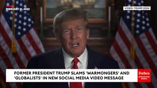 President Trump On World War 3 , Globalism Anti America Politicians