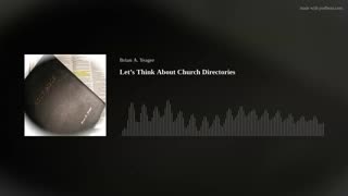 Let’s Think About Church Directories