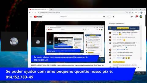 Canal Evidências - I2v9GVgVbu8 - Contra o Heliocentrismo e a Evolucionismo -Frei Tiago de S. José