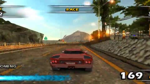 Burnout Dominator - World Tour Super Series Event 1 Gameplay(PPSSPP HD)