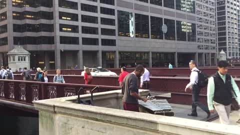 chicago street performers - xylophone guy - Preyas Roy