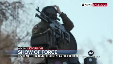 ABC News Exclusive_ NATO joint exercises on Polish border