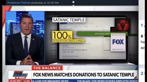 Fox Exposed for Satanic Temple Support