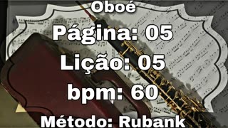 Página: 05 Lição: 05 - Oboé [60 bpm]