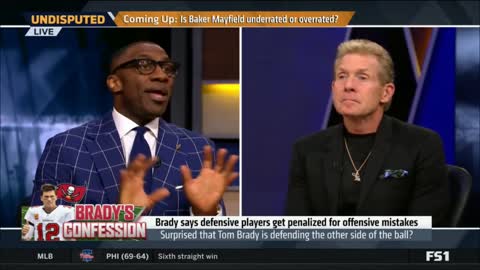 UNDISPUTED | Tom Brady says referees punish "defensive players for offensive mistakes" | Skip reacts