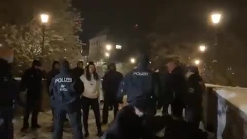 German Cops Beat Anti-Mandate Protestors To Good Health