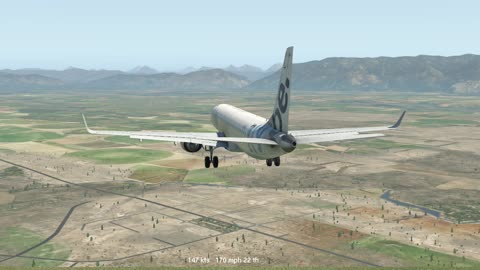 the E195 on Glacier - Xplane 11 -