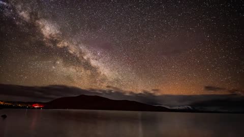Milkyway Fall in Lake Tekapo ...and Aurora