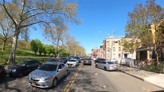 Driving Around Thru 04-30-2022 Front 4K NYC New York Jamaica Ave from beginning to end (1)