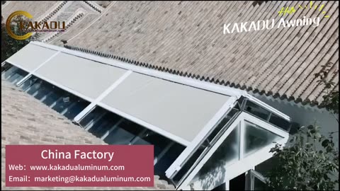 Kakadu Aluminum Motorized Awning Retractable awning Adjustable Patio Awning#OutdoorShadeSolution