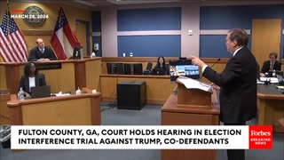 BREAKING: Trump's Lawyers Launch New Attempt To Get Georgia Trial Dismissed In Fulton County Court