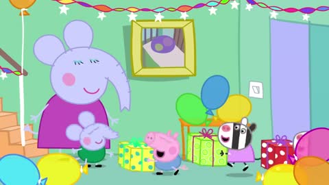 Peppa Pig Celebrates Edmond Elephants Birthday |