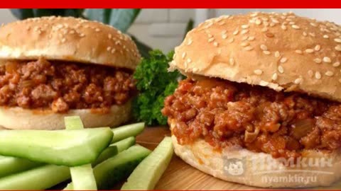 Burgers with minced meat