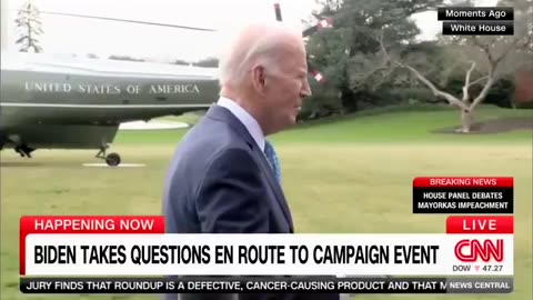 Joe Biden says He’s Done All He Can Do for the Border - Lying Asshole