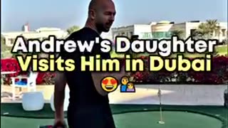 Andrew Tate’s Daughter visits him in Dubai?