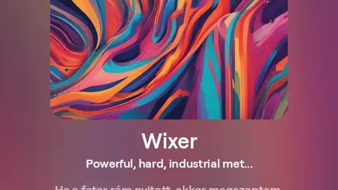 Wixer - AI generált metál