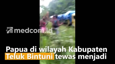 Vidio viral yang di duga detik detik penyerangan