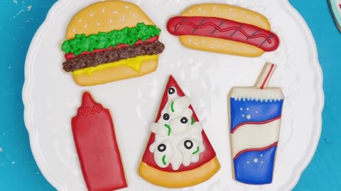 So Yummy Colorful Cookies | 15+ Cute Birthday Cookies Decorating Ideas | Tasty Cookies Recipes