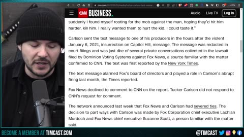 Tucker Carlson Texts LEAKED, Media Matters Leaks MAY BE FAKE, They Are Trying To STOP Tucker