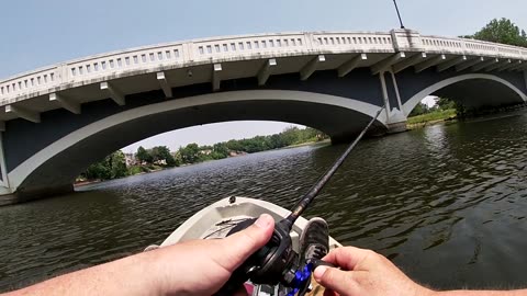 St. Joseph River kayak fishing part 1.