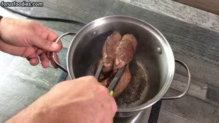 Pot-roast In Thick and Delicious Mushroom Gravy