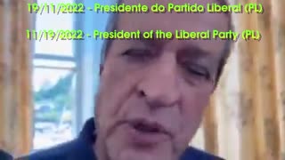 19/11/2022 - Presidente do PL falando sobre o ERRO nas urnas