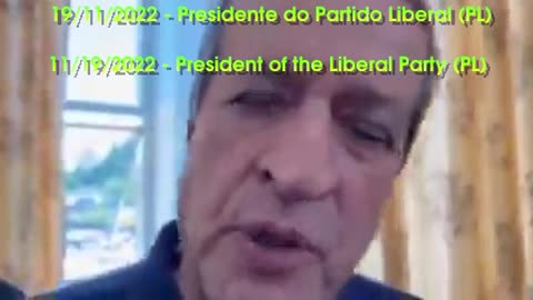 19/11/2022 - Presidente do PL falando sobre o ERRO nas urnas