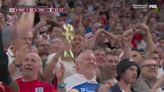 Harry Kane MISSES the game-tying goal against France in the 2022 FIFA World Cup