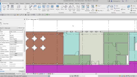 AUTODESK REVIT ARCHITECTURE 2022: FAMILY TYPE DOOR