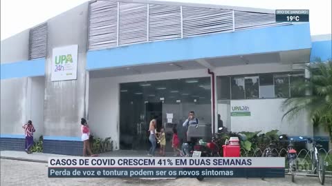 Casos de covid-19 crescem 41% em duas semanas | SBT Brasil (03/11/22)