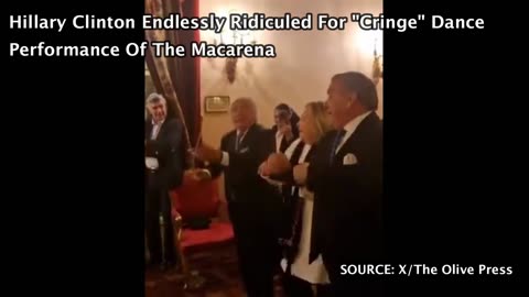 Hillary Clinton Endlessly Ridiculed For "Cringe" Dance Performance Of The Macarena